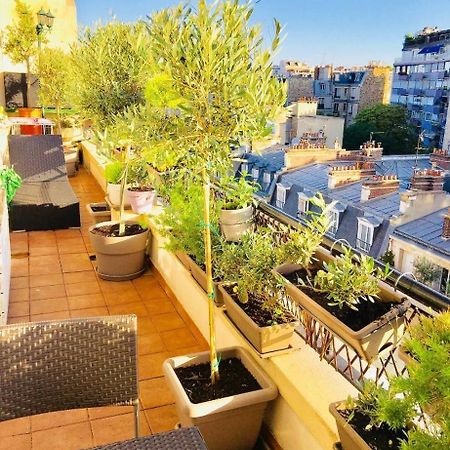 Appart Terrasse Vue Tour Eiffel Paris Exterior foto